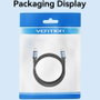 Vention Cable USB-C a USB-C 240W 0.5m Negro/Azul